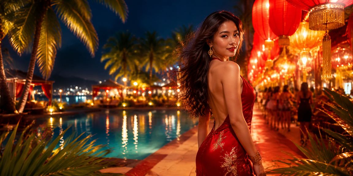 Không khí giải trí buổi tối tại chợ đêm Nha Trang